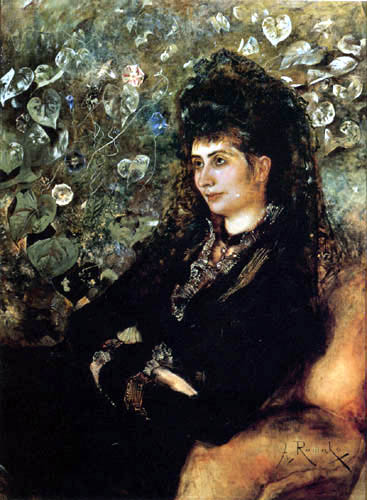 Anton Romako - Portrait of Mathilde Stern