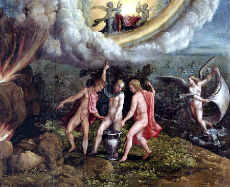 Giulio Romano - Jupiter, Neptune and Pluto