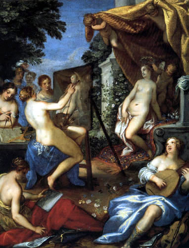 Hans Rottenhammer - Allegory of the arts with painting Pictura