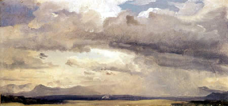 Carl Anton J. Rottmann - Study of clouds