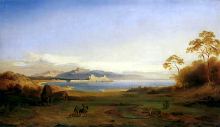 Carl Anton J. Rottmann - View of Corfu