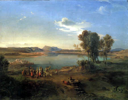 Carl Anton J. Rottmann - Greek landscape