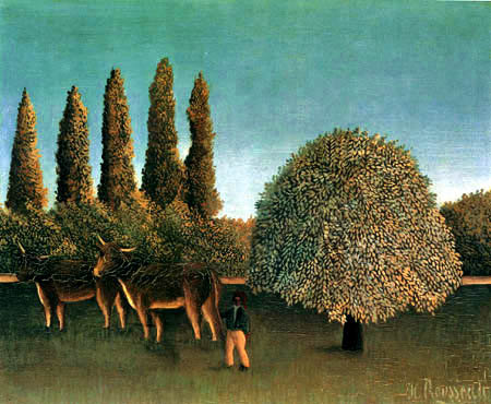 Henri Julien Félix Rousseau - Peasant with cows
