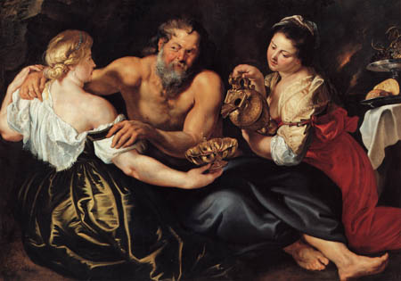 Peter Paul Rubens - Lot and his daughters