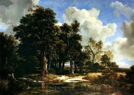Jacob Isaack van Ruisdael - Champ de céréales