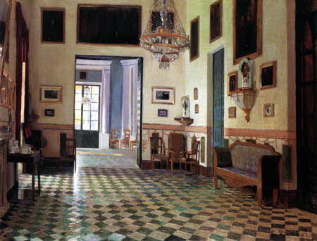 Santiago Rusiñol - Intérieur du palais de Víznar