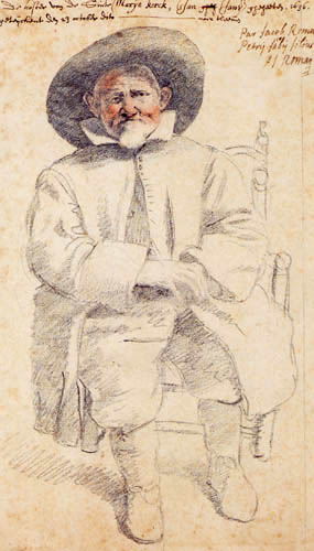 Pieter Saenredam - Portrait of Jan Jansz. van Ermelo