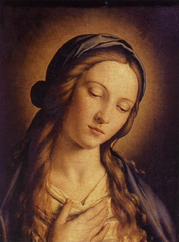 Giovanni Battista Salvi, Il Sassoferrato - Head of the Madonna