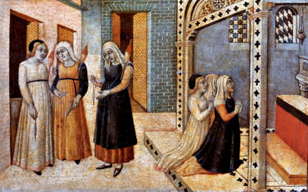 Sano di Pietro (Ansano di Mencio) - A miracle in the life of St. Peter Martyr