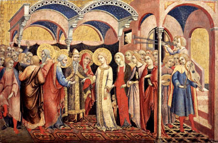 Sano di Pietro (Ansano di Mencio) - The Marriage of the Virgin