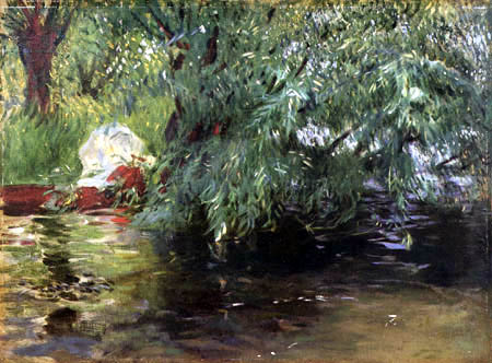 John Singer Sargent - A Backwater, Calcot Mill near Reading