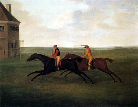 John Nost Sartorius - Course de chevaux à Newmarket