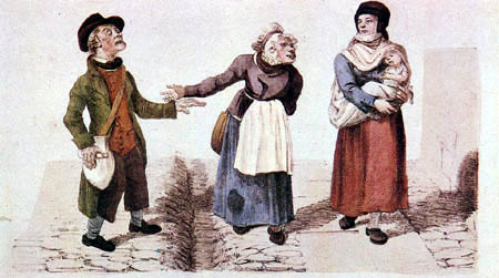 Johann Gottfried Schadow - Two beggar-women