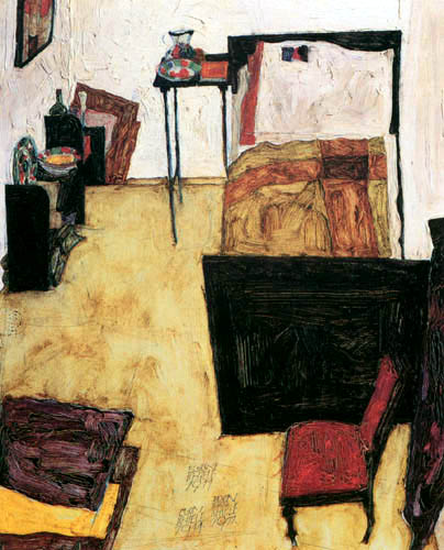 Egon Schiele - The room of the artist in Neulengbach