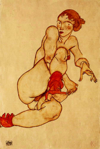Egon Schiele - Portrait of a Girl