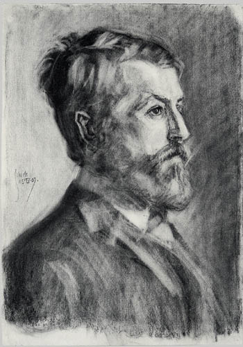Egon Schiele - Portrait d'un homme âgé avec la barbe