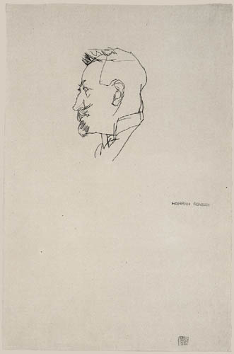 Egon Schiele - Portrait of Heinrich Benesch