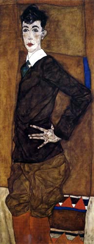Egon Schiele - Portrait de Erich Lederer