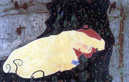 Egon Schiele - Danaë