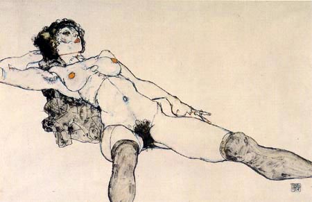Egon Schiele - Nude