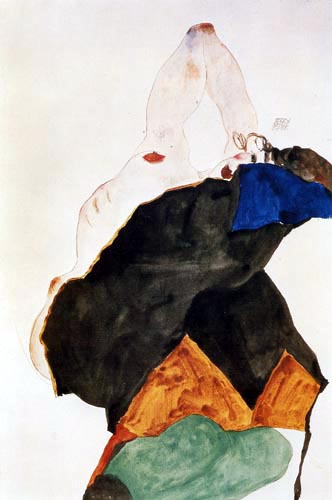 Egon Schiele - Chica desnuda