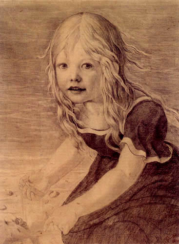 Karl Friedrich Schinkel - Portrait of the daughter Marie