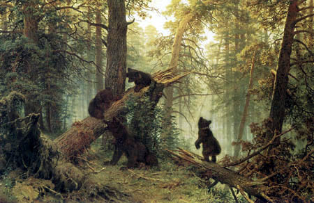 Iwan Schischkin - Le Matin dans le bois de pin