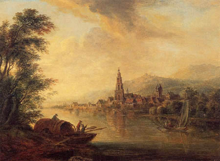 Christian Georg Schütz II - View of Eltville