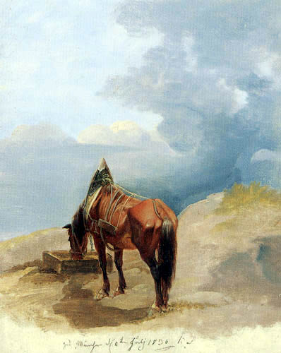 Karl Ludwig Seeger - Horse study