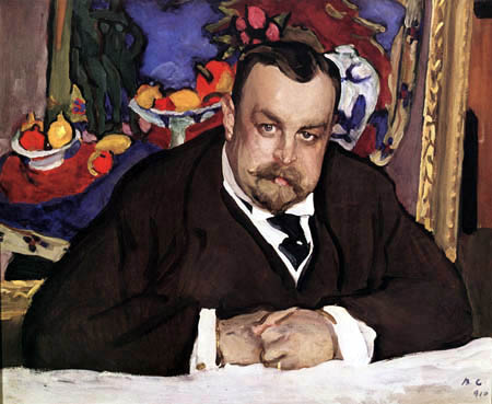 Valentin Alexandrowitsch Serow - Portrait of Ivan Abramovitsch Morosow