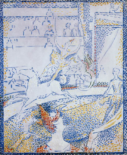 Georges-Pierre Seurat - Studie zu 'Der Zirkus'