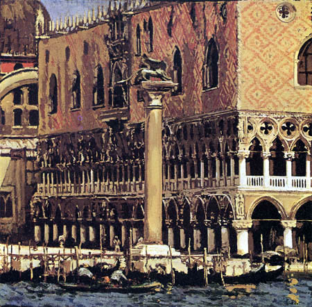 Walter Richard Sickert - El León de San Marco, Venecia