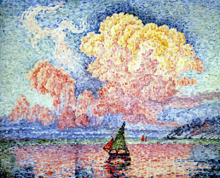 Paul Signac - Le nuage rose, Antibes