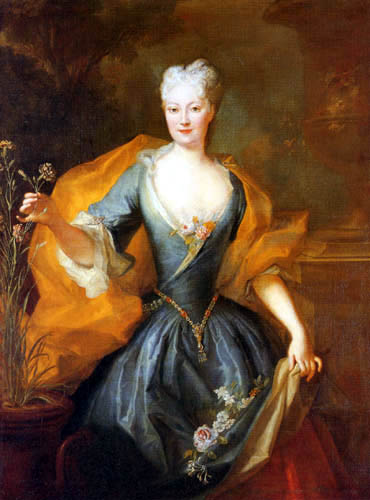 Louis de Silvestre - Fürstin Lubomirska, geb. von Vitzthum