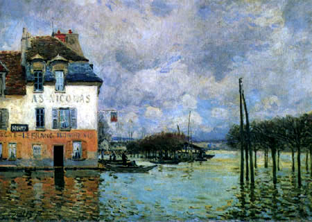 Alfred Sisley - Flood Water in Port-Marly