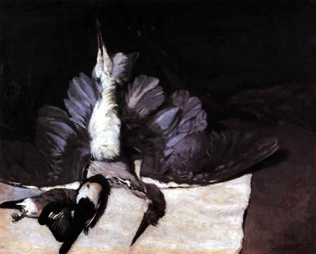 Alfred Sisley - Stillleben mit toten Vögeln