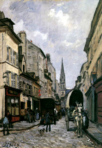 Alfred Sisley - La Grande-Rue, Argenteuil