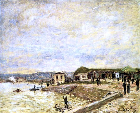 Alfred Sisley - Le bord de Seine