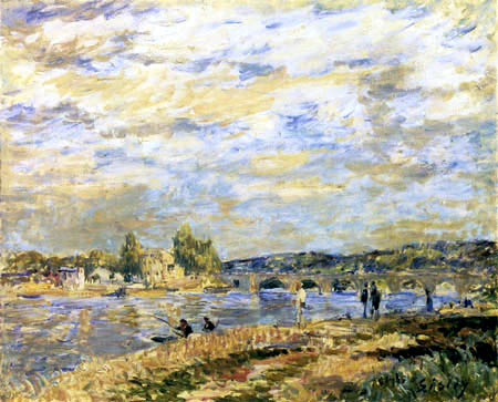 Alfred Sisley - Die Brücke bei Sèvres