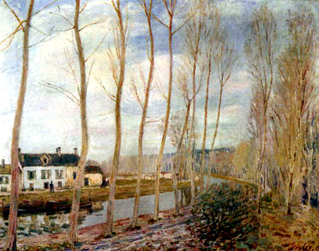 Alfred Sisley - Loing-Canal