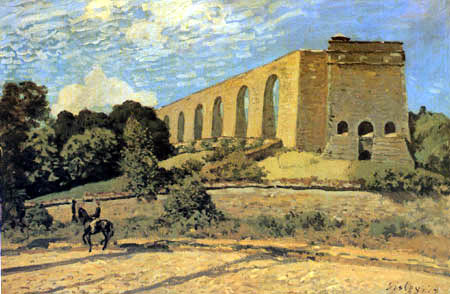 Alfred Sisley - L'aqueduc à Marly