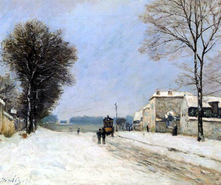 Alfred Sisley - Winterlandschaft