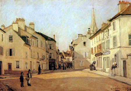 Alfred Sisley - Rue de la Chaussée, Argenteuil