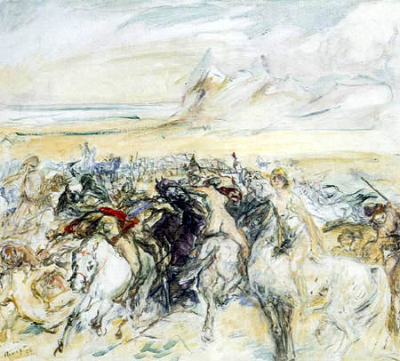 Max Slevogt - Battle of amazones