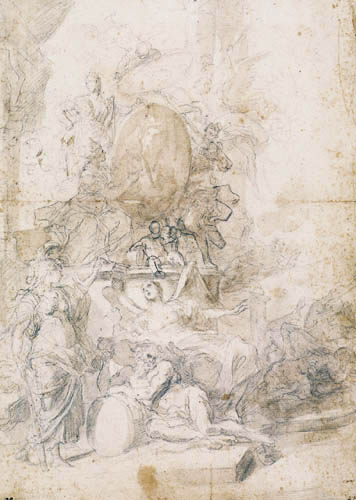 Francesco Solimena - Apoteosis de Ludwig XIV