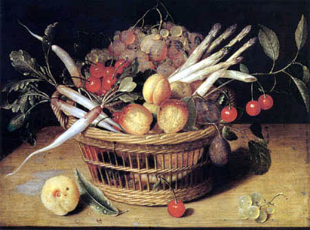 Isaak Soreau - Basket of Fruits