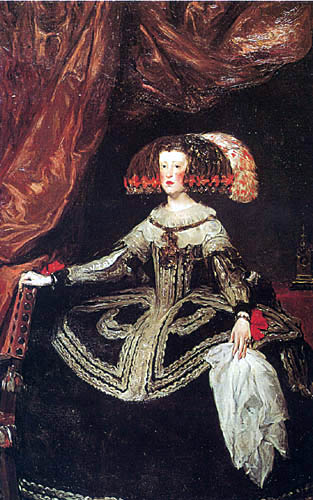 Joaquín Sorolla y Bastida - The queen Mariana of Austria, copy of Velázquez