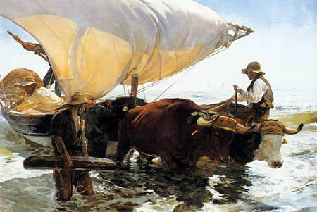 Joaquín Sorolla y Bastida - The return of the fishermen