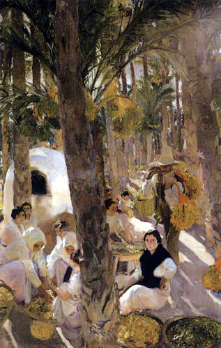 Joaquín Sorolla y Bastida - The Palm Grove, Elche