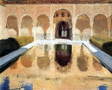 Joaquín Sorolla y Bastida - El Patio de Comares, La Alhambra de Granada